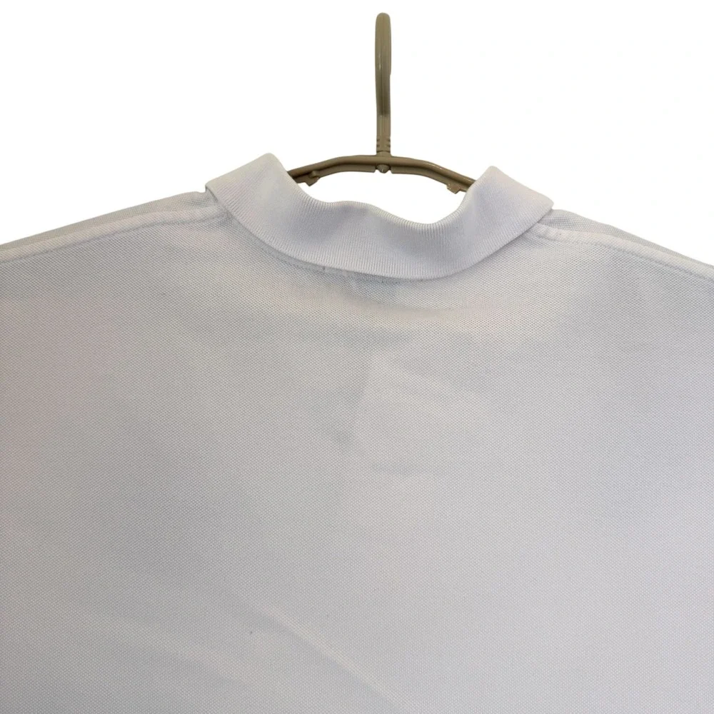 Polo Ralph Lauren Mens XL White Short Sleeve RLPC Crest Number 4 Polo Shirt